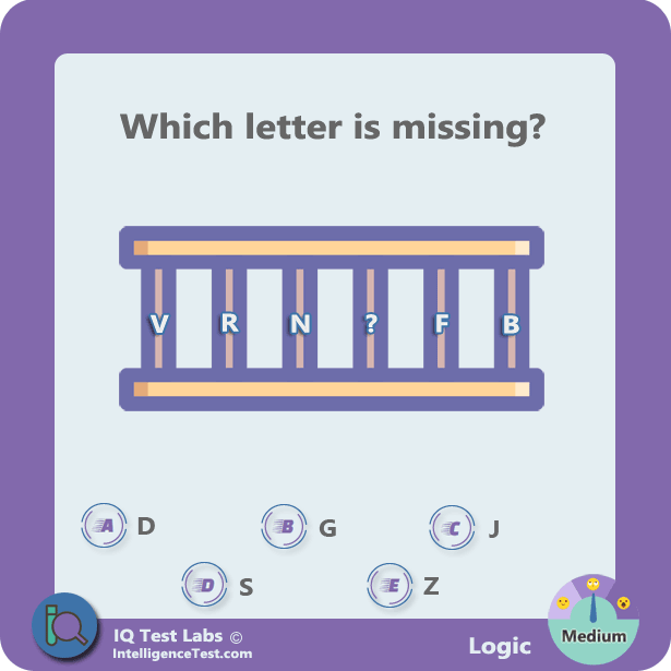 Which letter is missing?