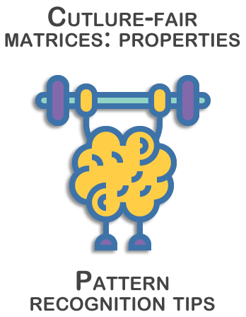 Culture-fair matrices properties