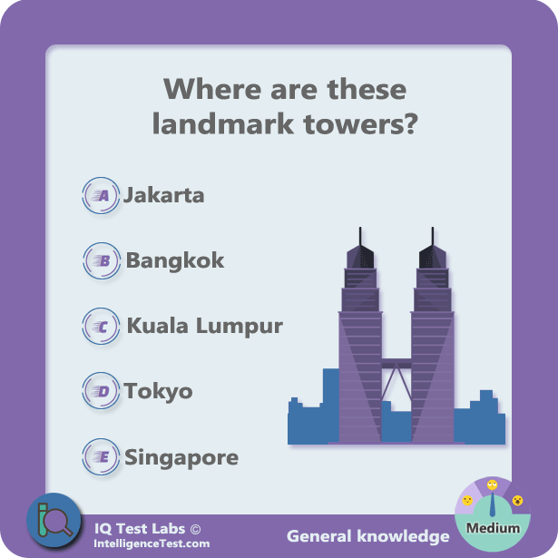 Where are these landmark towers?