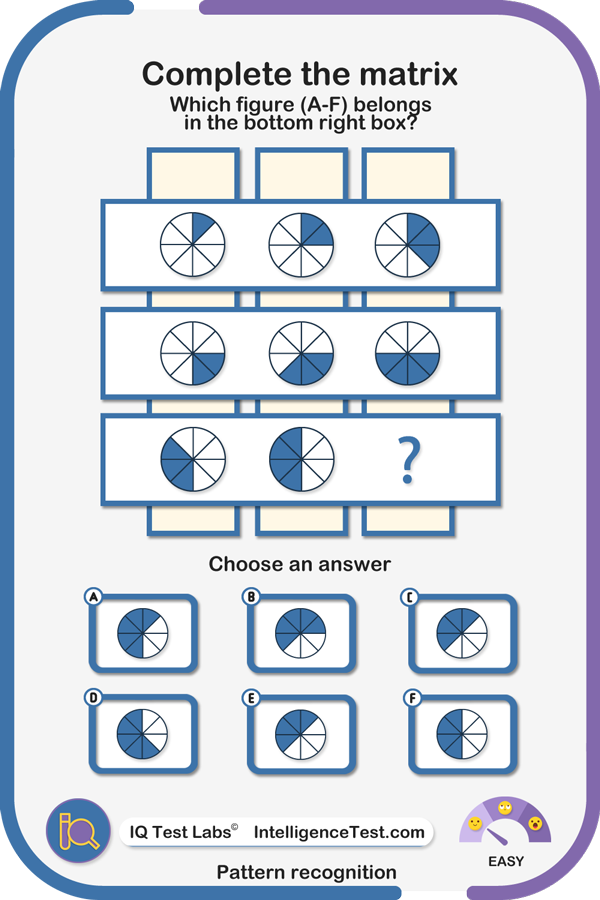 Complete the matrix - arrows.