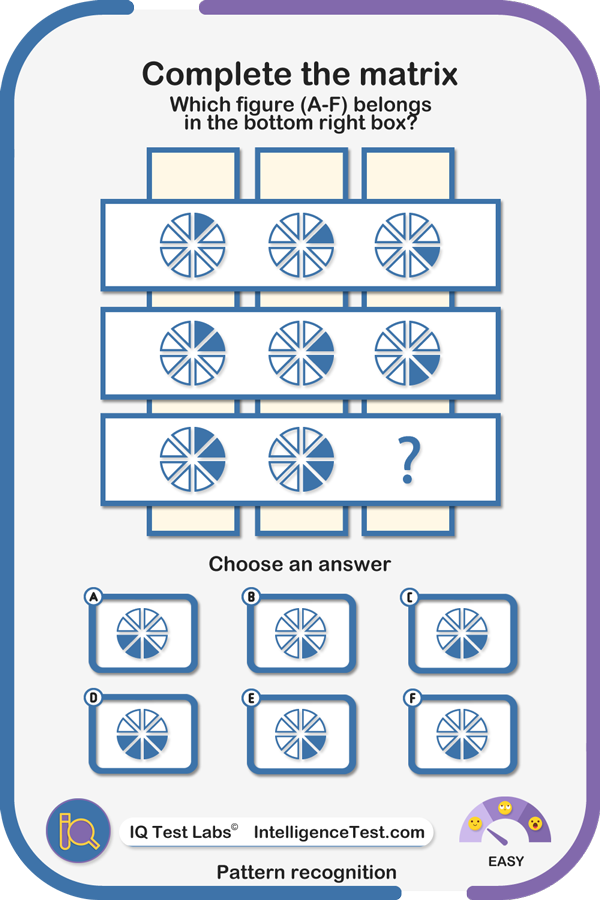 Complete the matrix - arrows.