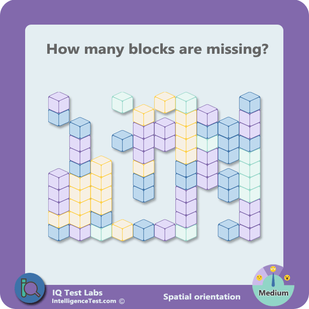 How many blocks are missing?