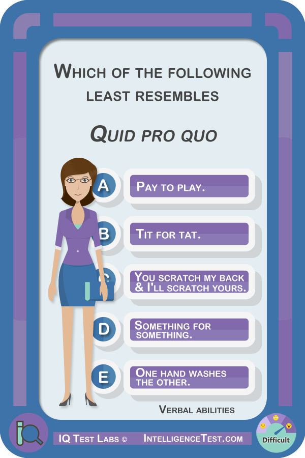 What does quid pro quo mean?