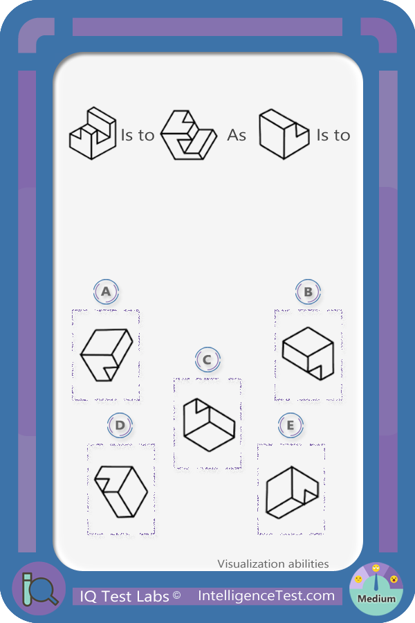 Solve the shape analogy