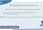 AI solves Rubik's cube in record time
