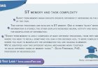ST memory and task complexity