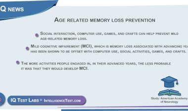 Age related memory loss prevention