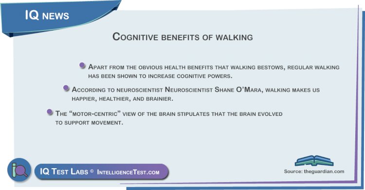 Cognitive benefits of walking